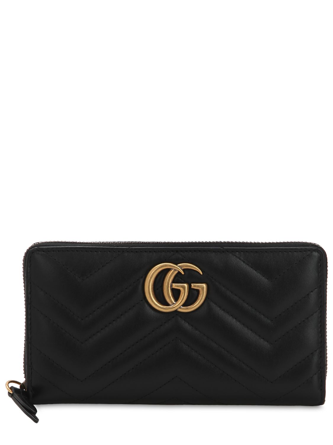 Gg Marmont Quilted Leather Wallet - GUCCI - Modalova