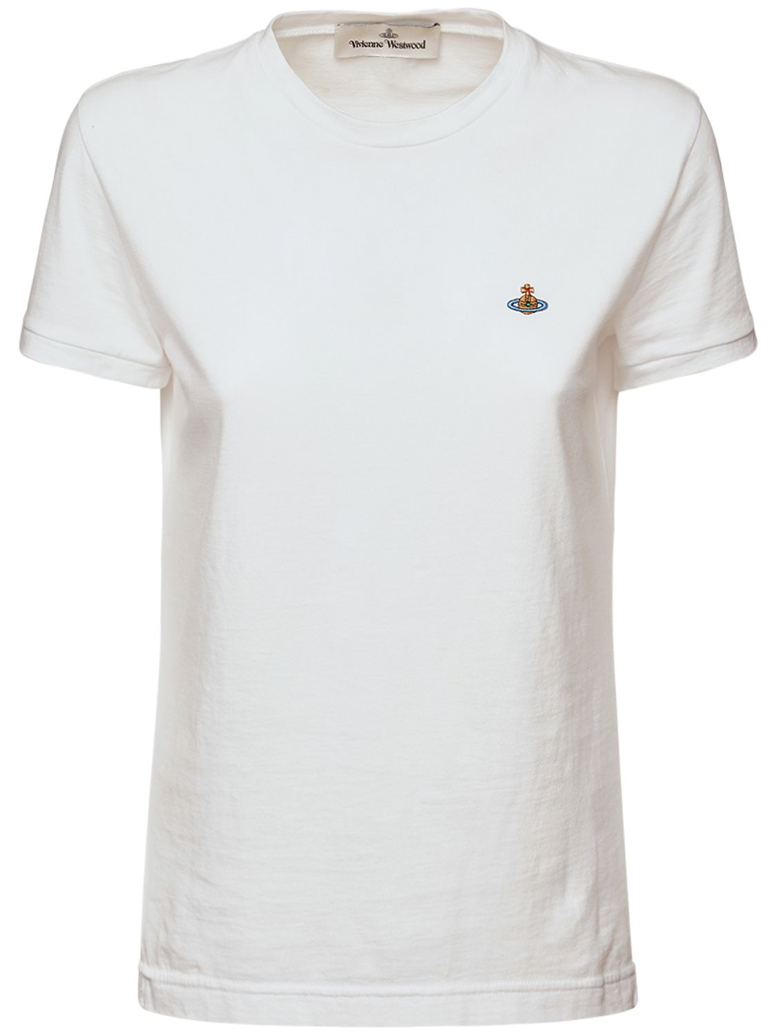 Mujer Camiseta De Algodón Con Logo L - VIVIENNE WESTWOOD - Modalova