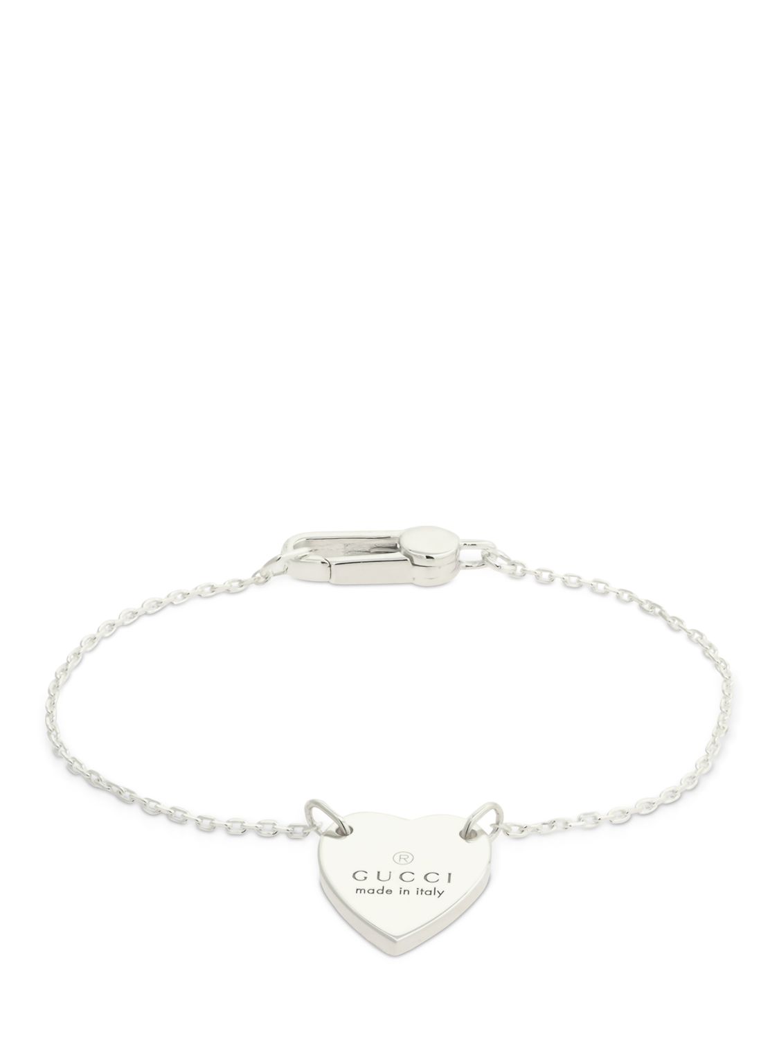 Logo Heart Chain Bracelet - GUCCI - Modalova