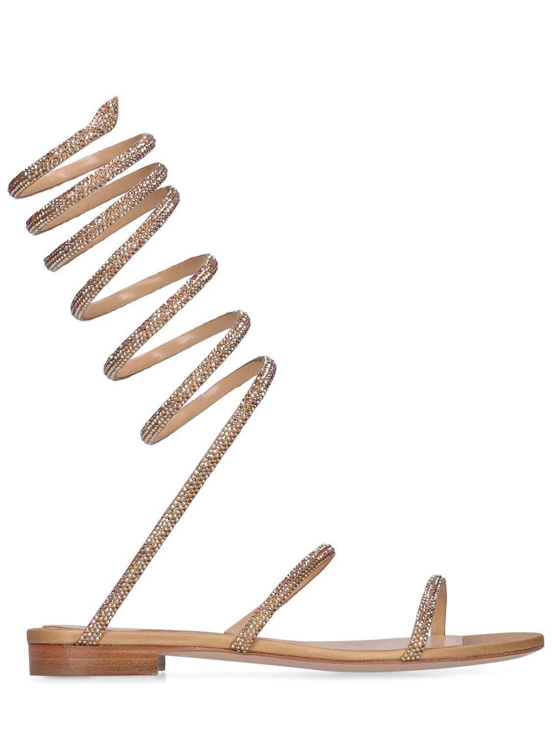 Sandali In Raso Con Decorazioni 10mm - RENÉ CAOVILLA - Modalova
