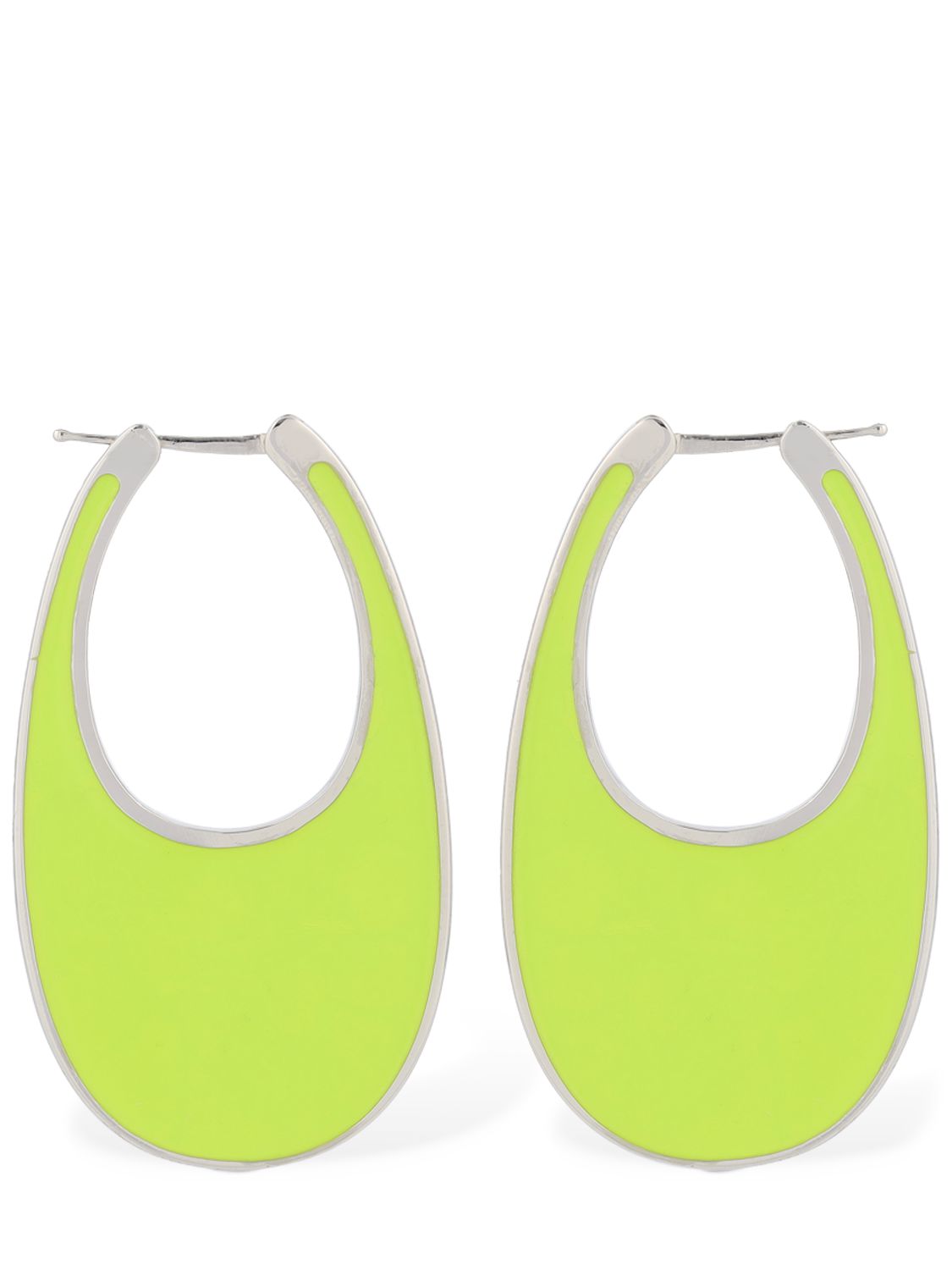 Large Lacquered Swipe Earrings - COPERNI - Modalova