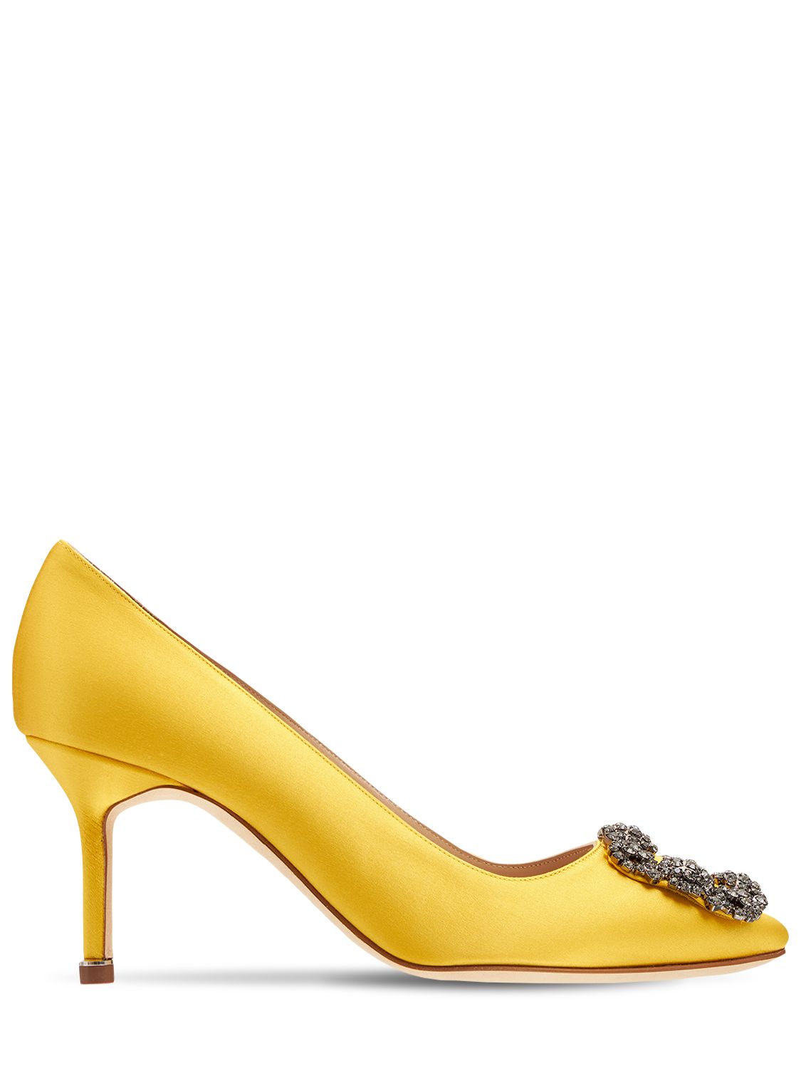 Mujer Zapatos De Tacón De Satén 70mm 36 - MANOLO BLAHNIK - Modalova