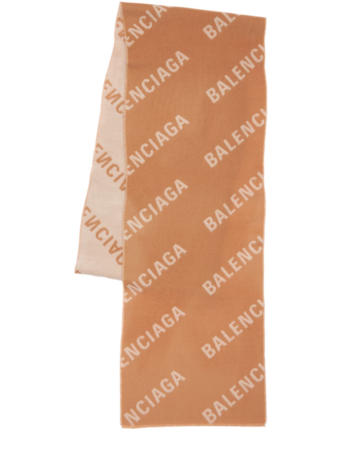 Mujer Bufanda De Lana Con Logo / Unique - BALENCIAGA - Modalova