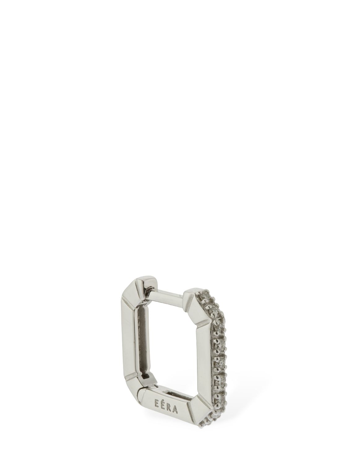 Mini 18kt & Diamond Squared Mono Earring - EÉRA - Modalova