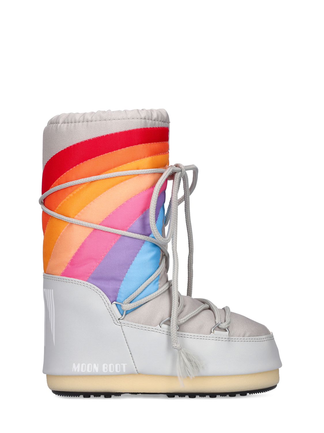 Icon Tall Rainbow Nylon Snow Boots - MOON BOOT - Modalova