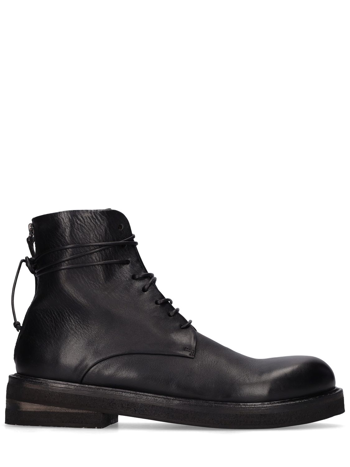 Parrucca Leather Lace-up Boots - MARSELL - Modalova