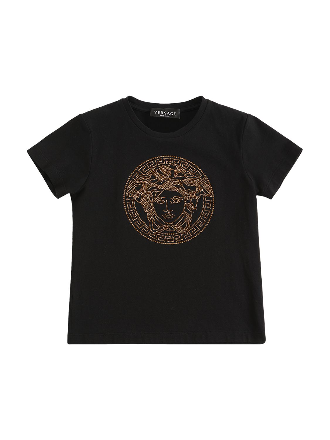 Niña Camiseta De Algodón Con Logo / 10a - VERSACE - Modalova