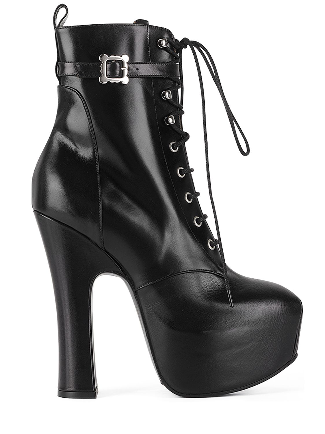 Mm Pleasure Leather Ankle Boots - VIVIENNE WESTWOOD - Modalova