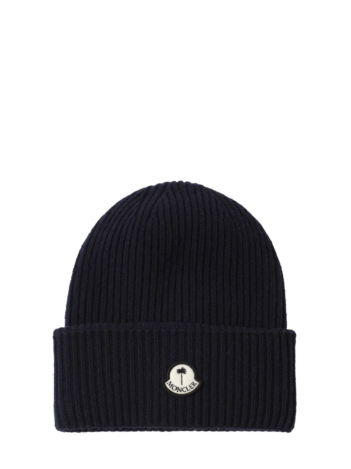 Mujer Moncler X Palm Angels Carded Wool Beanie Unique - MONCLER GENIUS - Modalova