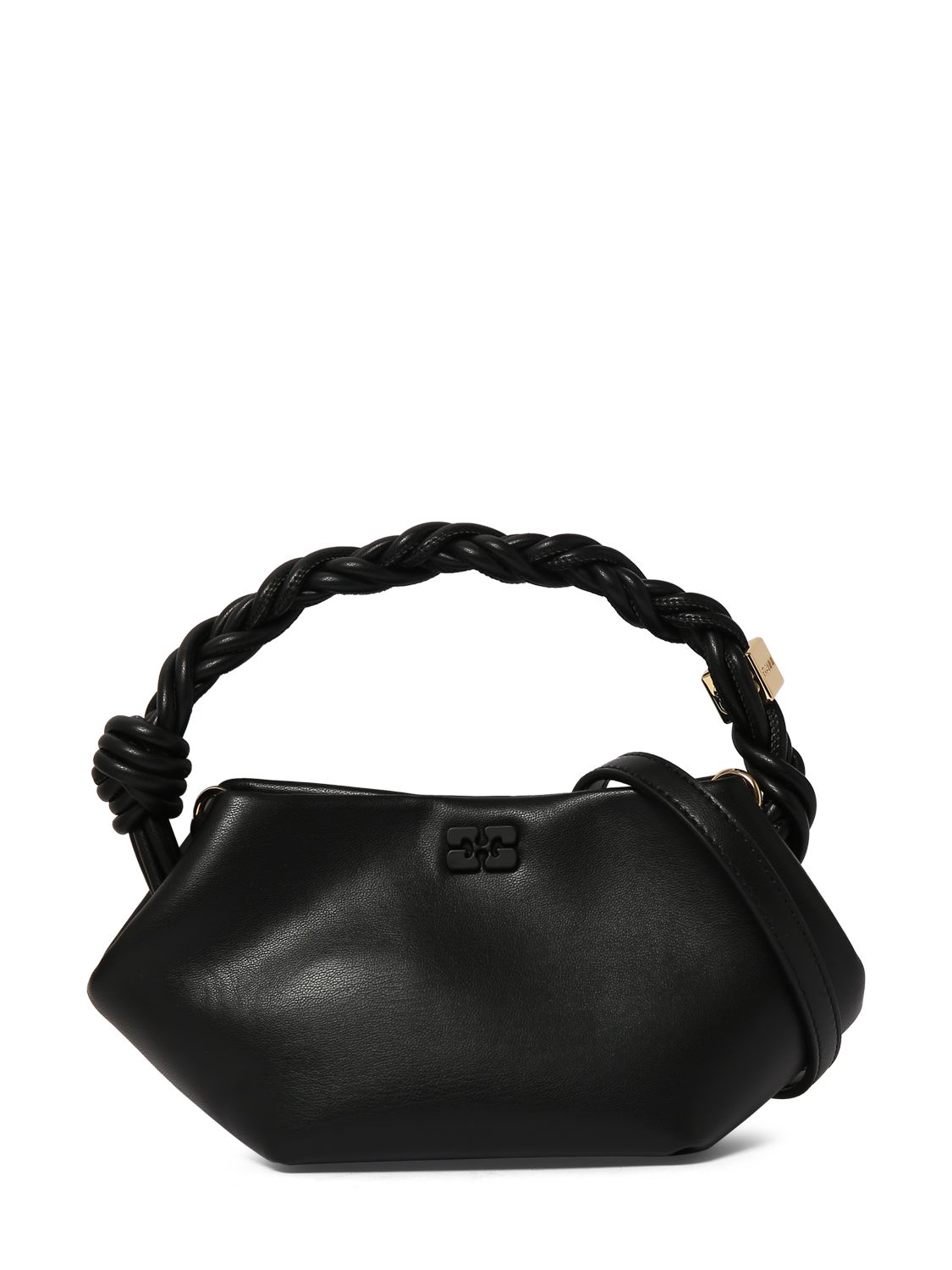 Mini Bou Recycled Leather Top Handle Bag - GANNI - Modalova