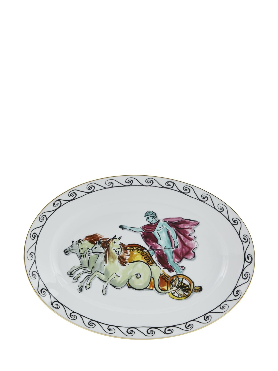Casa Plato Oval Nettuno De Porcelana 34cm Unique - GINORI 1735 - Modalova