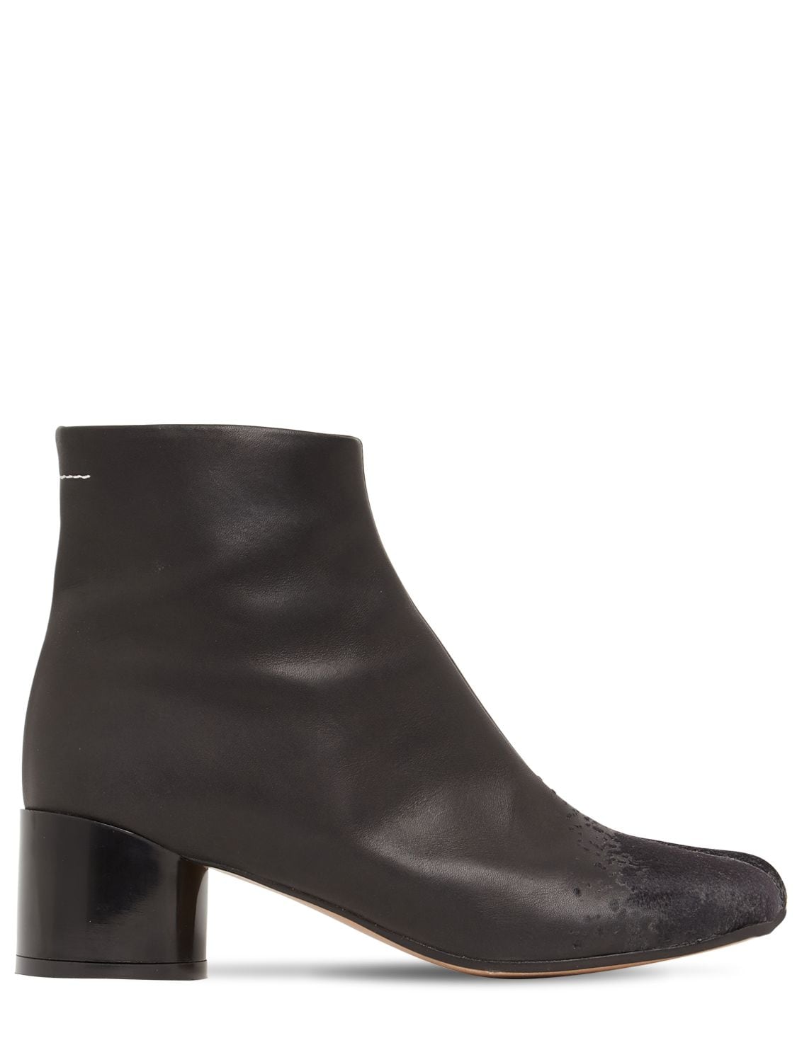 Mm Leather & Suede Ankle Boots - MM6 MAISON MARGIELA - Modalova
