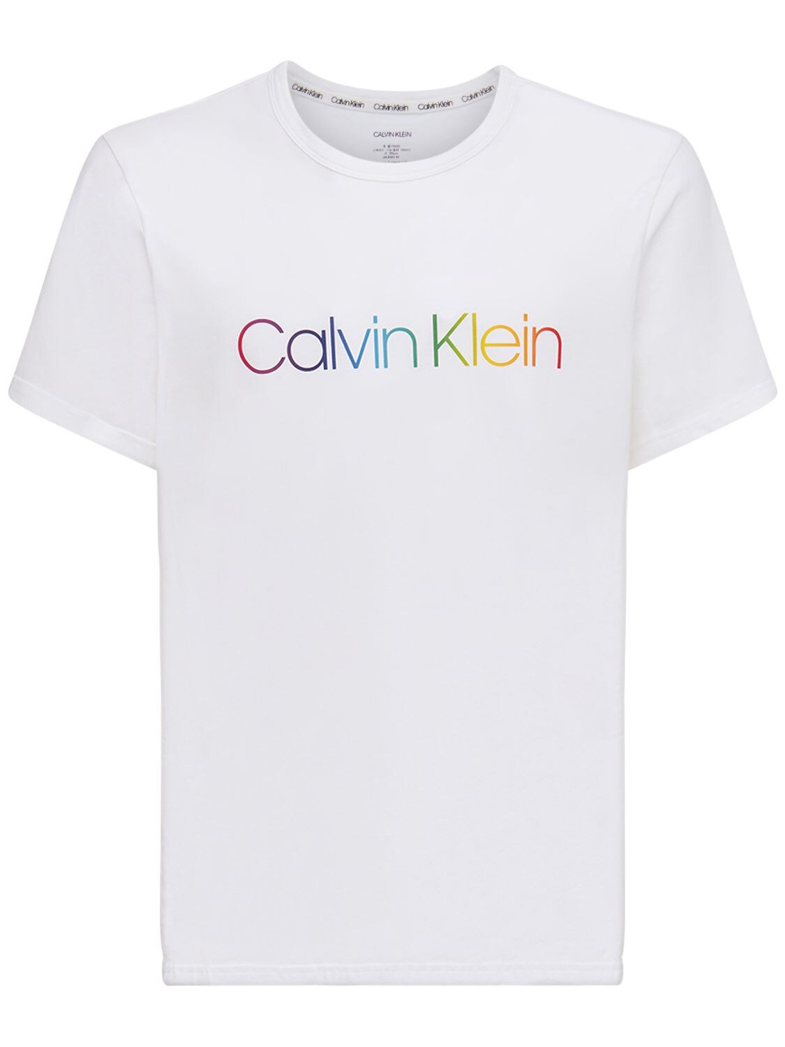 Hombre Camiseta De Algodón Con Logo Rainbow S - CALVIN KLEIN UNDERWEAR - Modalova