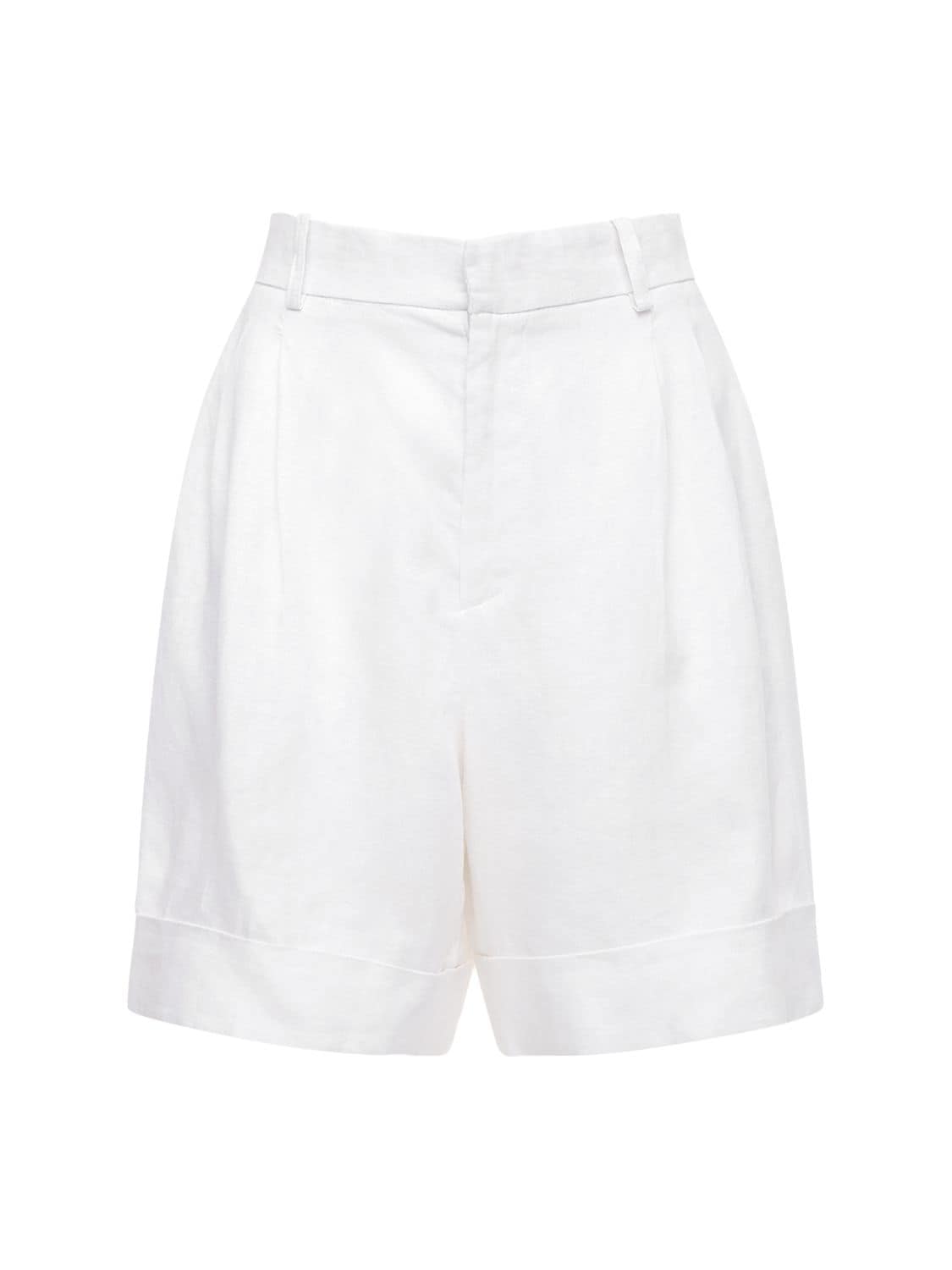 Gardel High Waist Linen Shorts - ÀCHEVAL PAMPA - Modalova