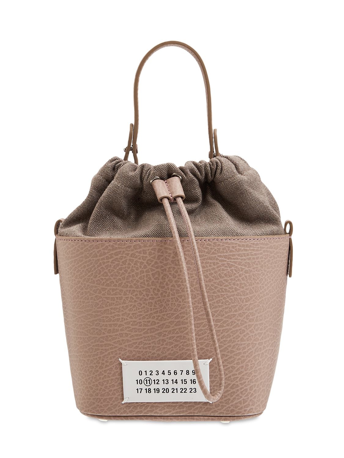 Ac Bucket Grained Leather Bucket Bag - MAISON MARGIELA - Modalova