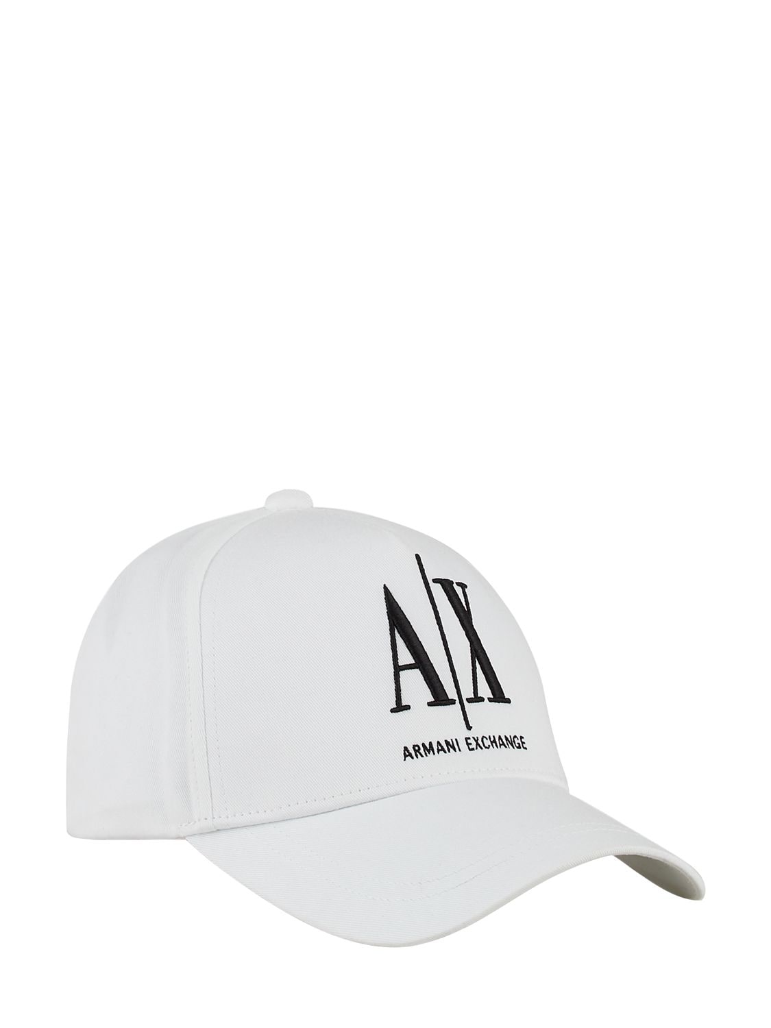 Logo Embroidered Baseball Hat - ARMANI EXCHANGE - Modalova