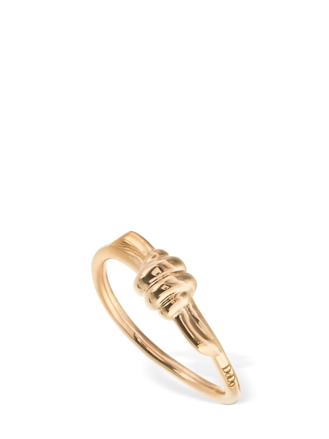 Kt Rose Gold Knot Ring - DODO - Modalova