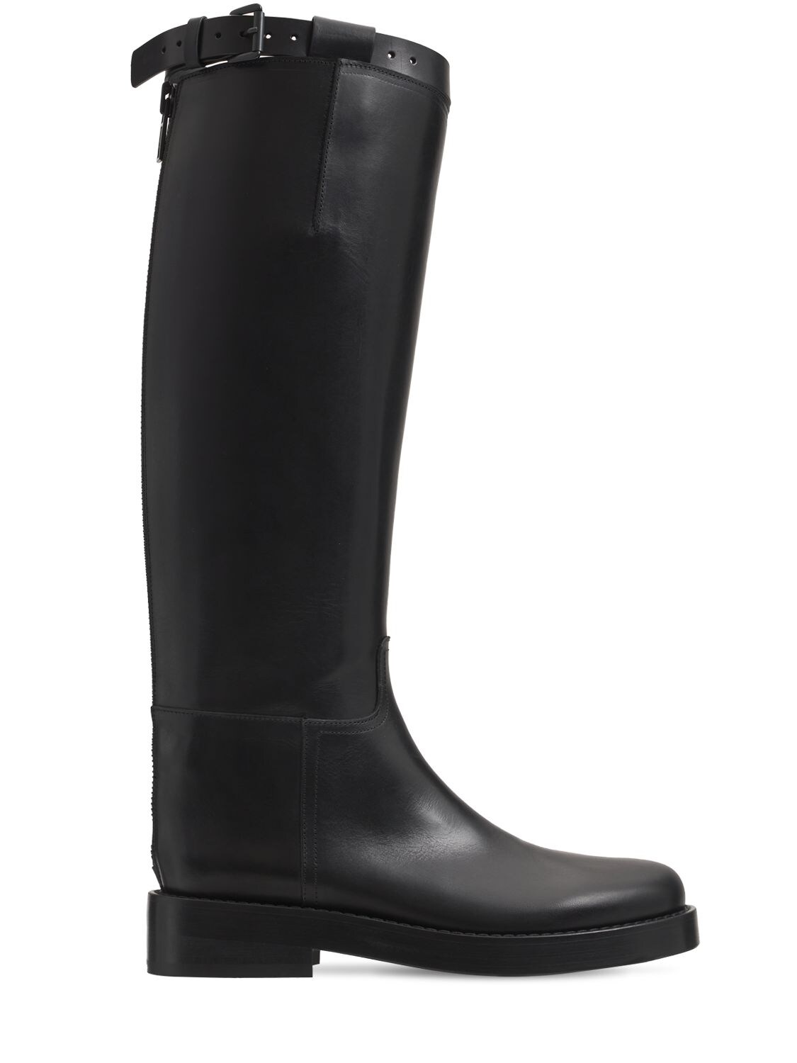 Mm Stan Leather Tall Boots - ANN DEMEULEMEESTER - Modalova