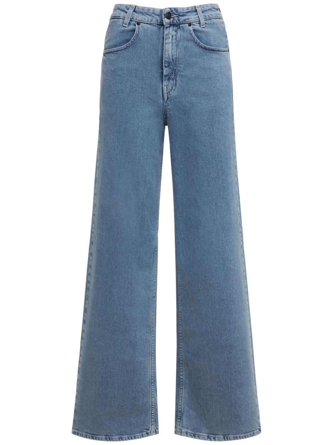 Wide Organic Cotton Denim Jeans - BITE STUDIOS - Modalova