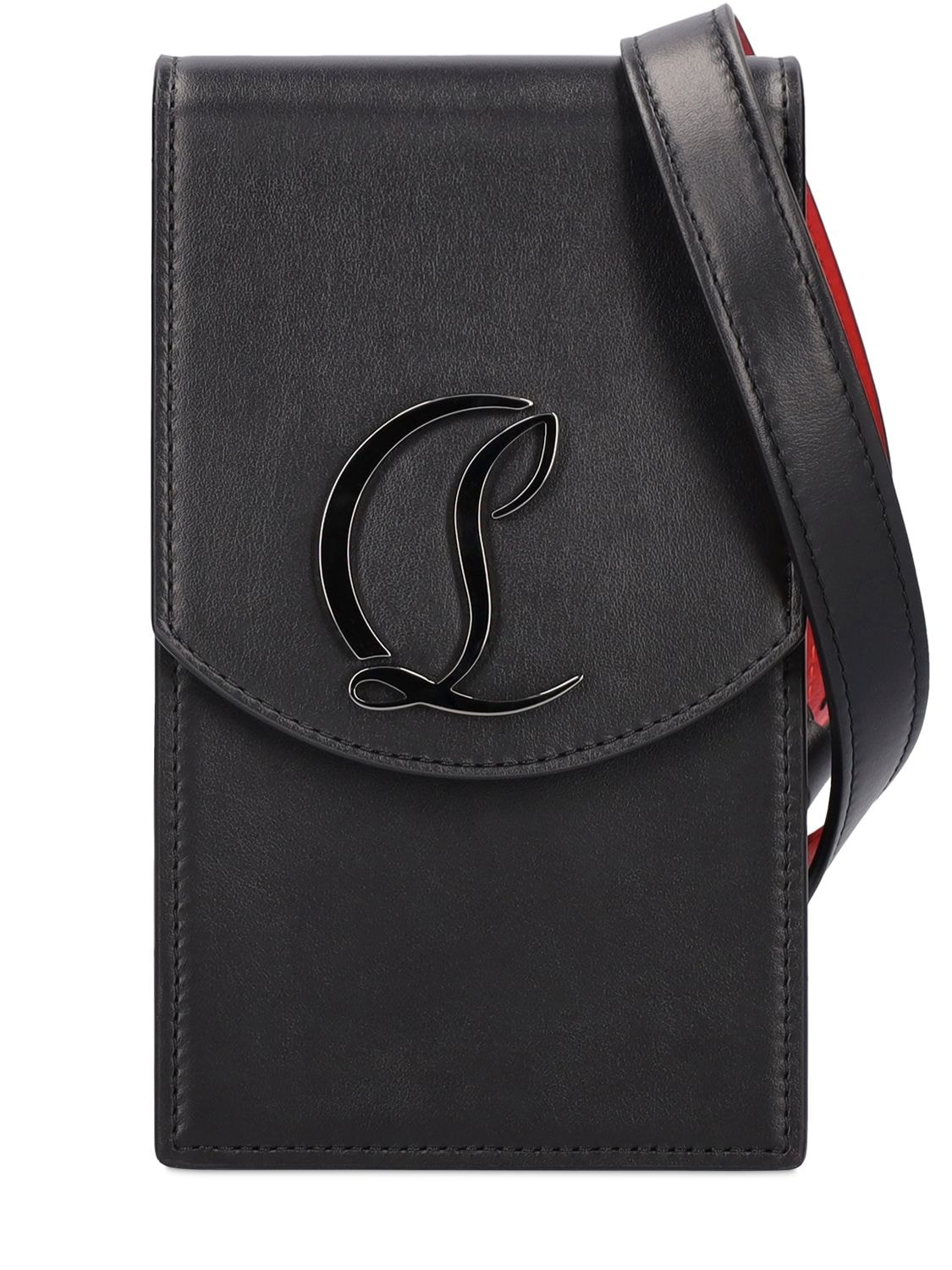 Loubi54 Leather Phone Shoulder Bag - CHRISTIAN LOUBOUTIN - Modalova