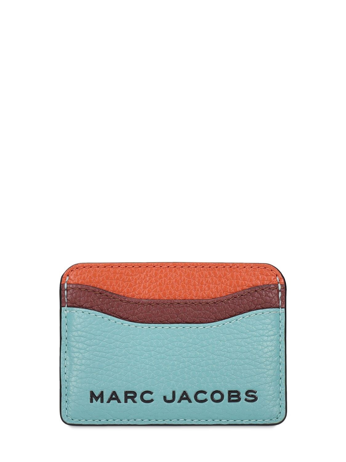 The Bold Color Block Leather Card Case - MARC JACOBS (THE) - Modalova