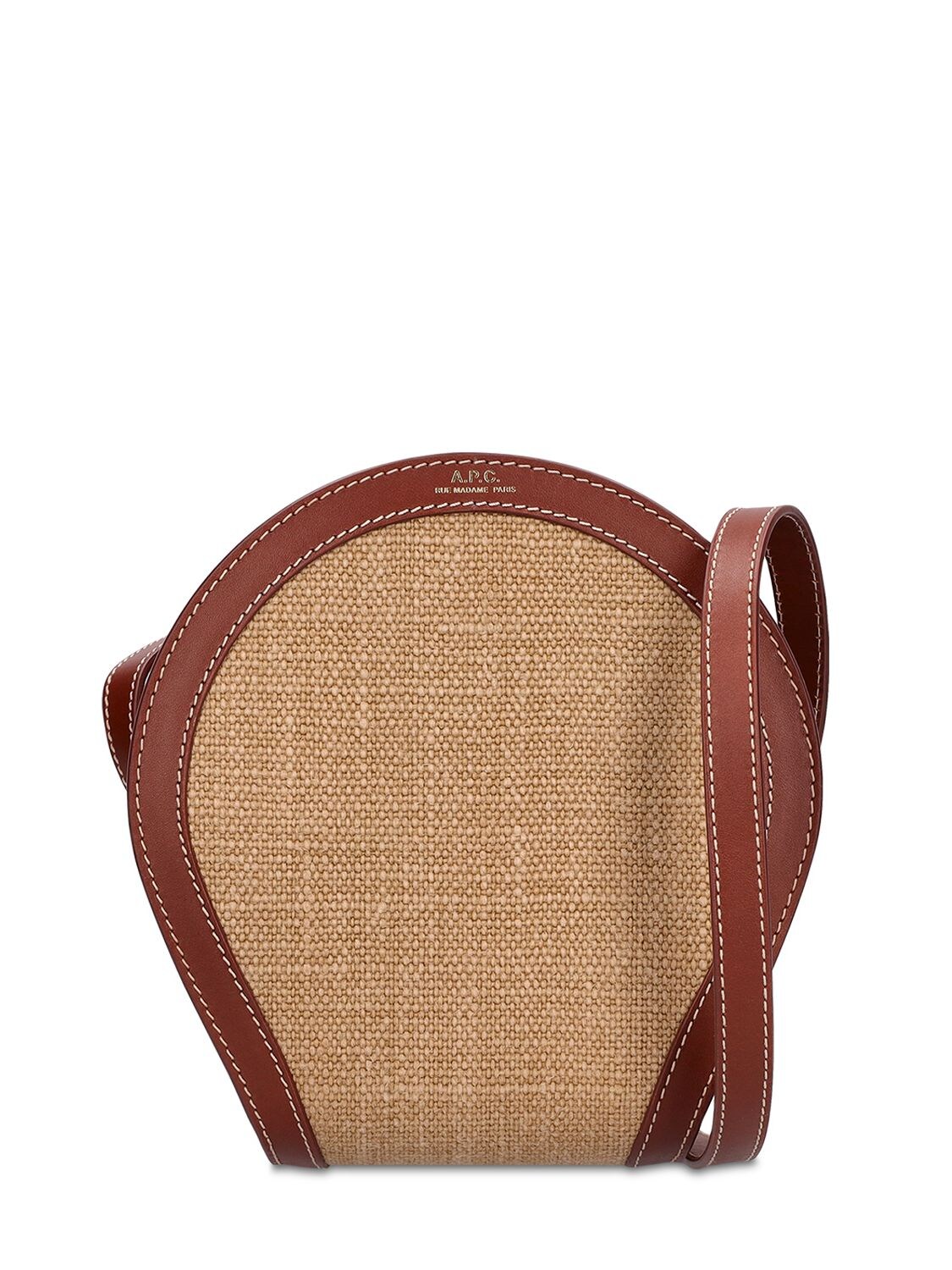 Myla Jute & Leather Shoulder Bag - A.P.C. - Modalova