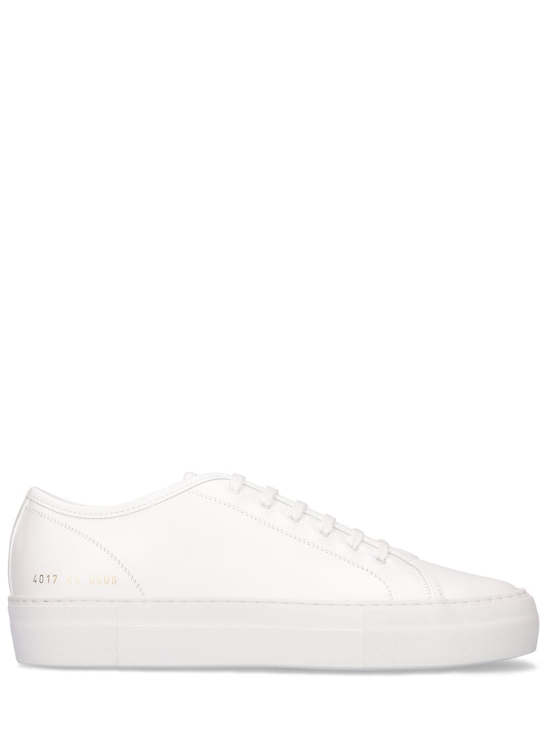Tournament Super Low Leather Sneakers - COMMON PROJECTS - Modalova