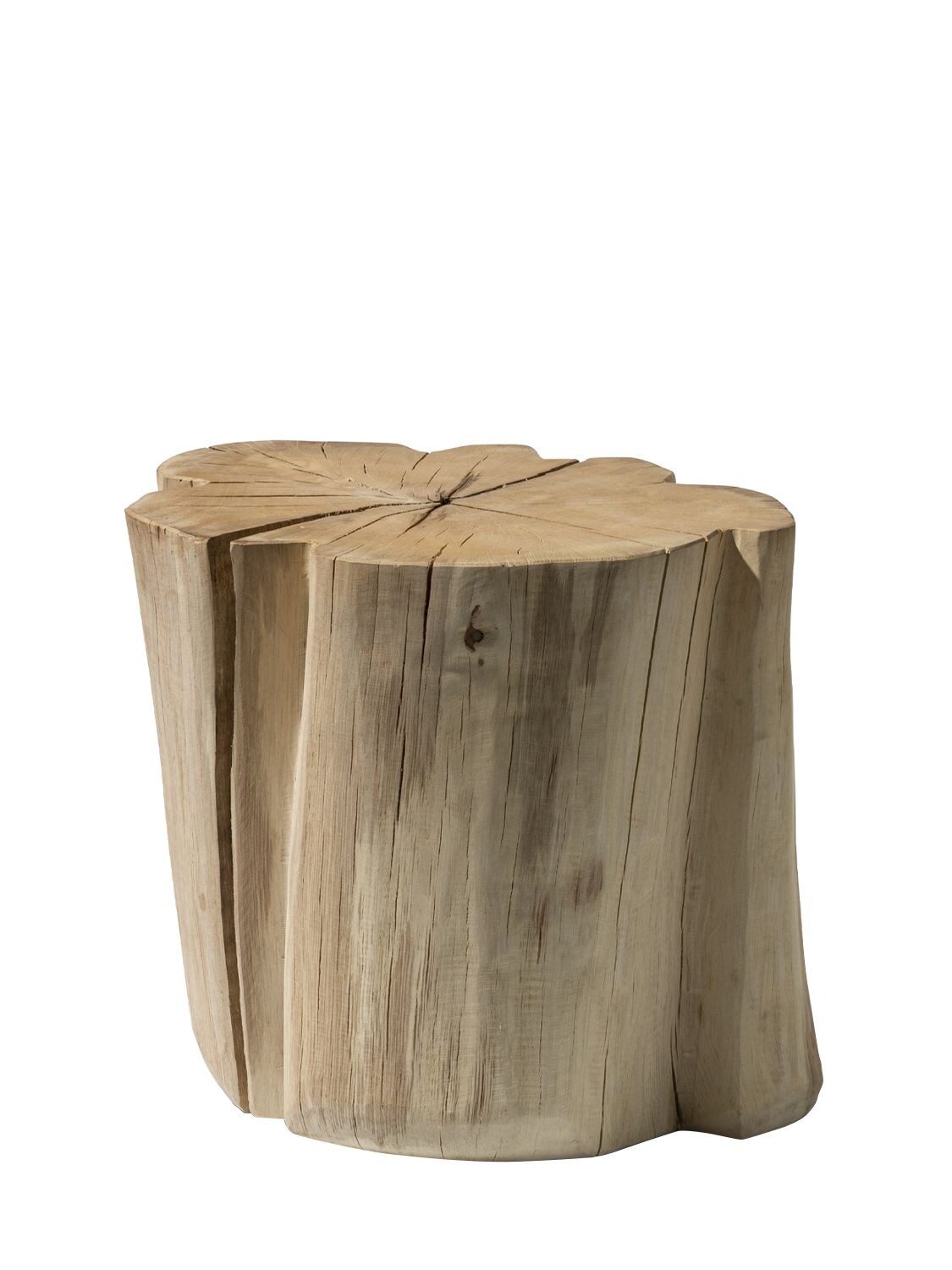 Großer Holzhocker „trunk“ - GERVASONI - Modalova