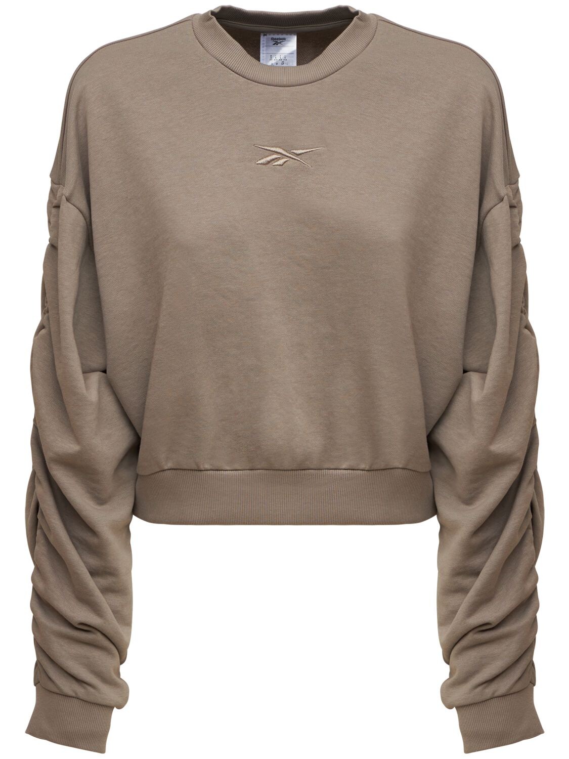 Logo Cotton Blend Cropped Sweatshirt - REEBOK CLASSICS - Modalova