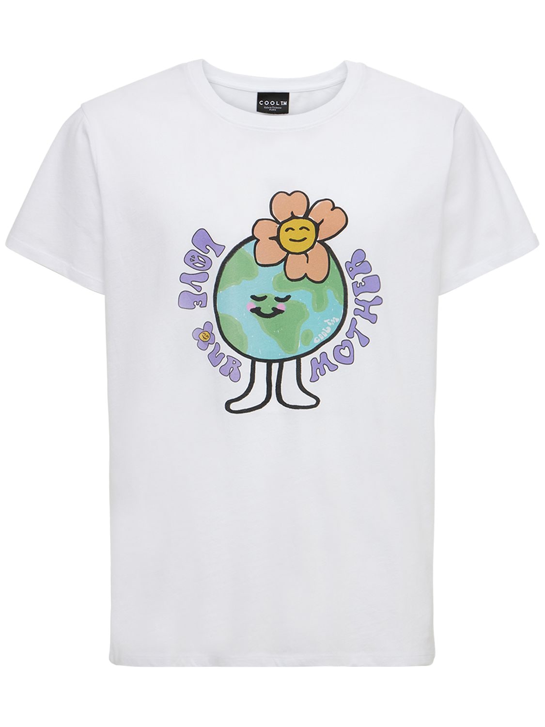Mother Earth Printed Cotton T-shirt - COOL TM - Modalova