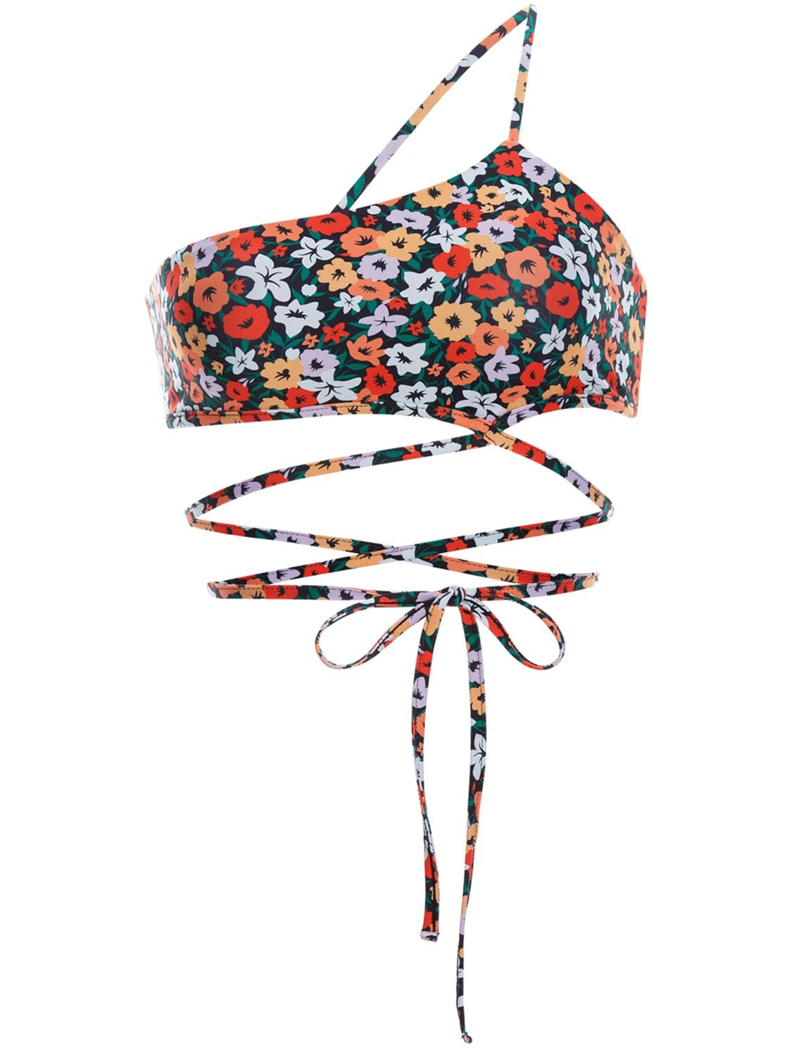 La Fania Printed Bikini Top - AGUA BY AGUA BENDITA - Modalova