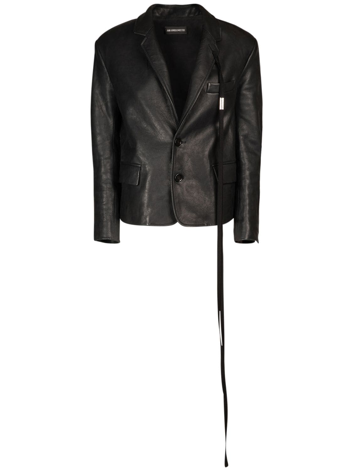 Napa Leather Blazer Jacket - ANN DEMEULEMEESTER - Modalova