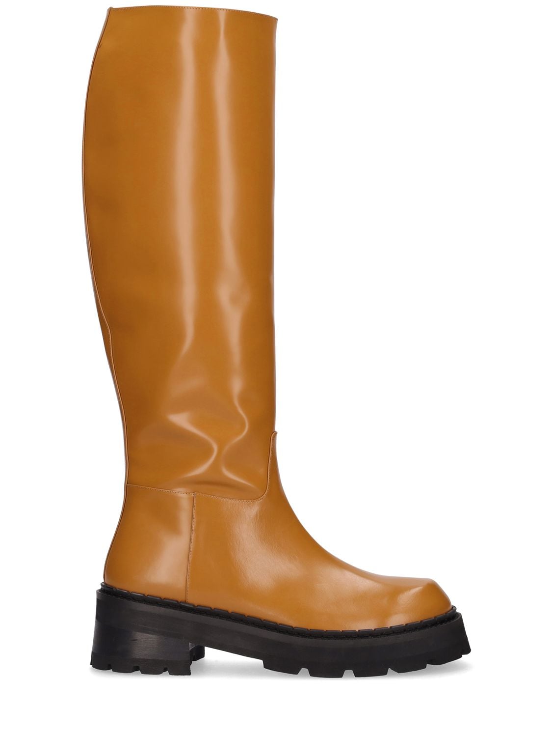 Mm Russel Tall Leather Boots - BY FAR - Modalova