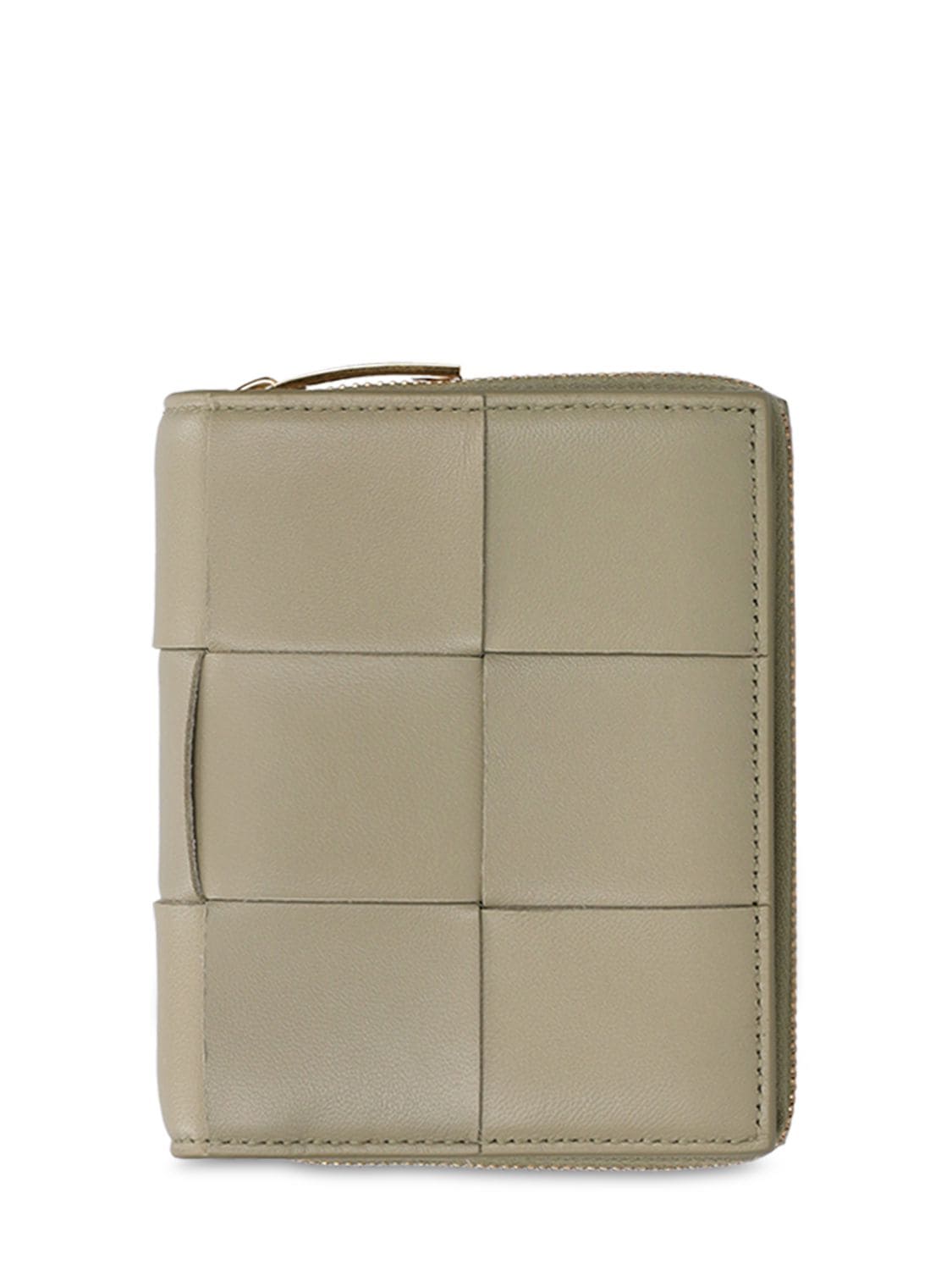 B-fold Leather Wallet - BOTTEGA VENETA - Modalova