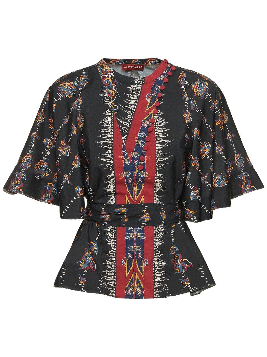 Mujer Top Kimono Con Estampado 36 - ALTUZARRA - Modalova