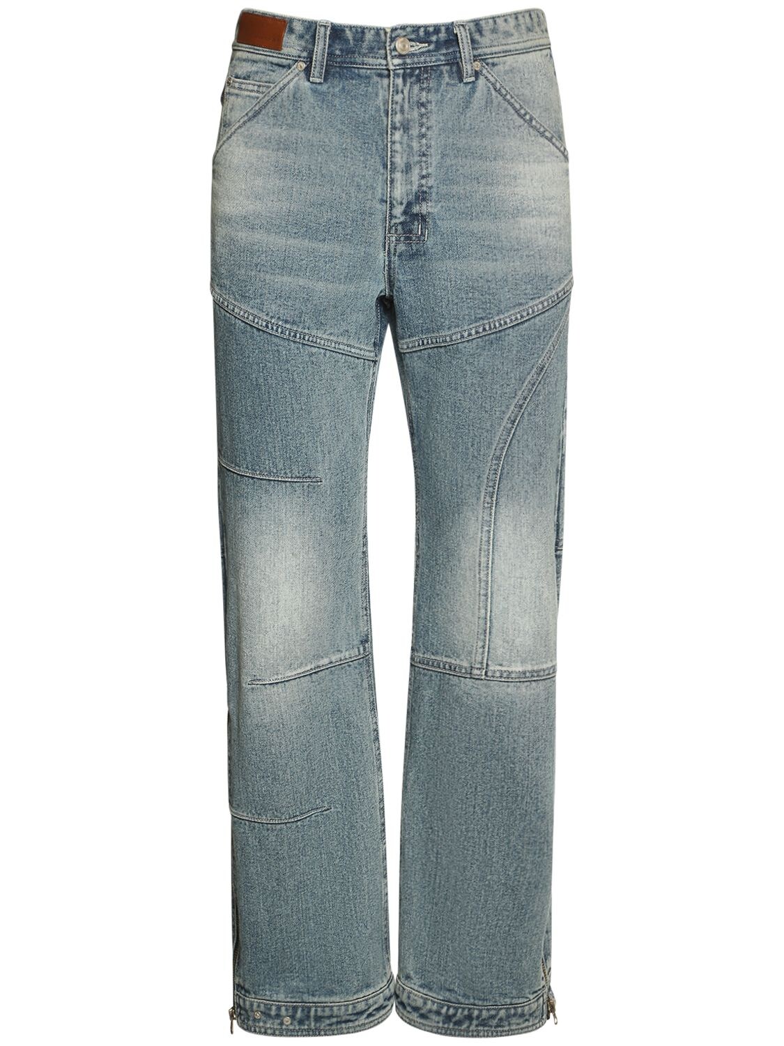 Washed Wide-leg Cotton Denim Jeans - ANDERSSON BELL - Modalova