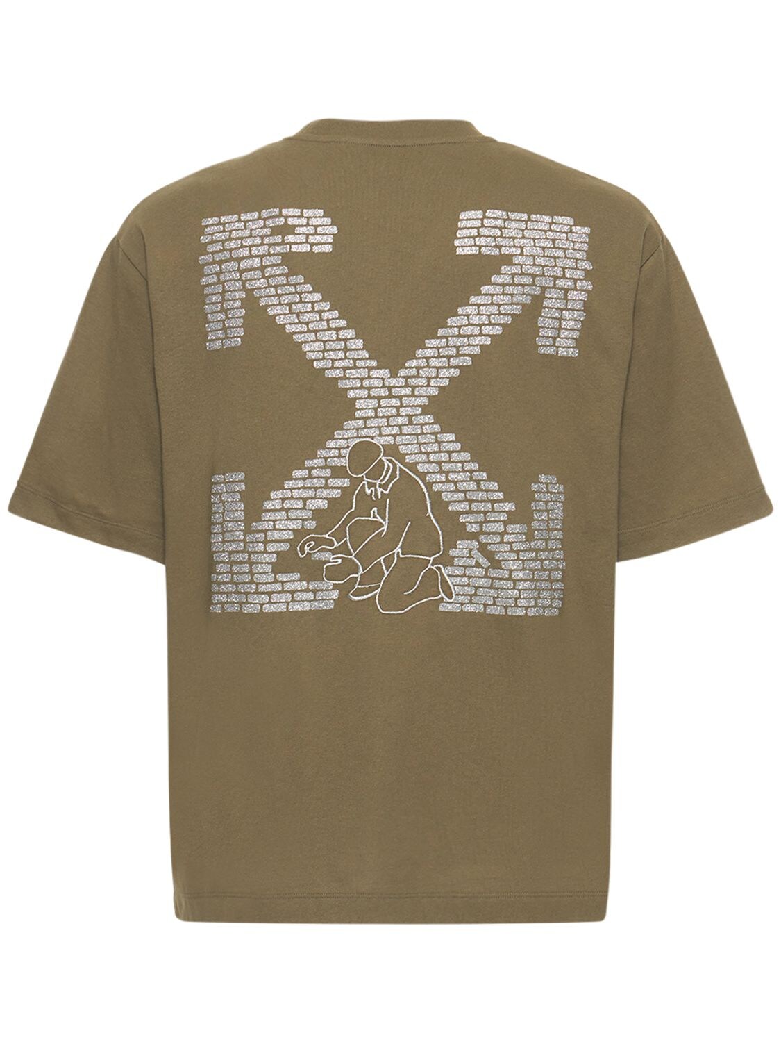 Hombre Camiseta De Algodón Estampada / Xxs - OFF-WHITE - Modalova