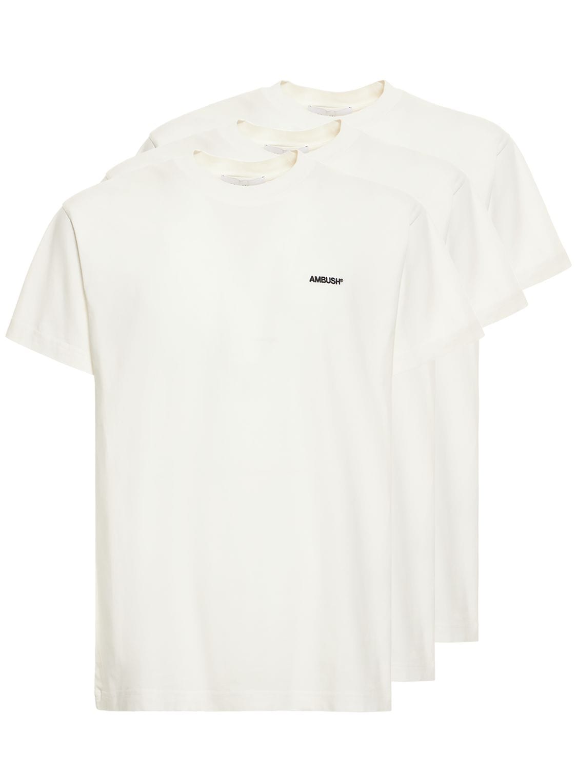 Pack Of 3 Cotton Jersey T-shirts - AMBUSH - Modalova