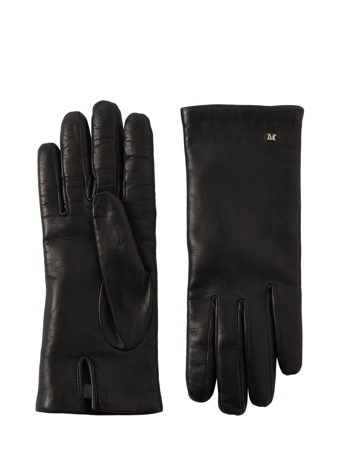 Spalato Smooth Leather Gloves - MAX MARA - Modalova