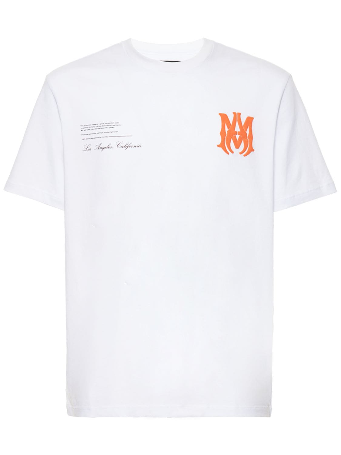 Hombre Camiseta De Jersey De Algodón Con Logo Xs - AMIRI - Modalova