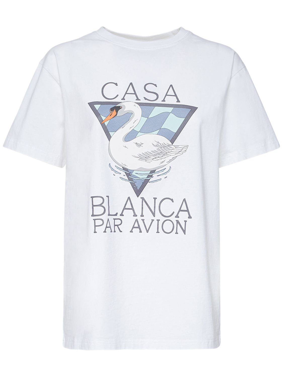 Par Avion Printed Cotton Jersey T-shirt - CASABLANCA - Modalova