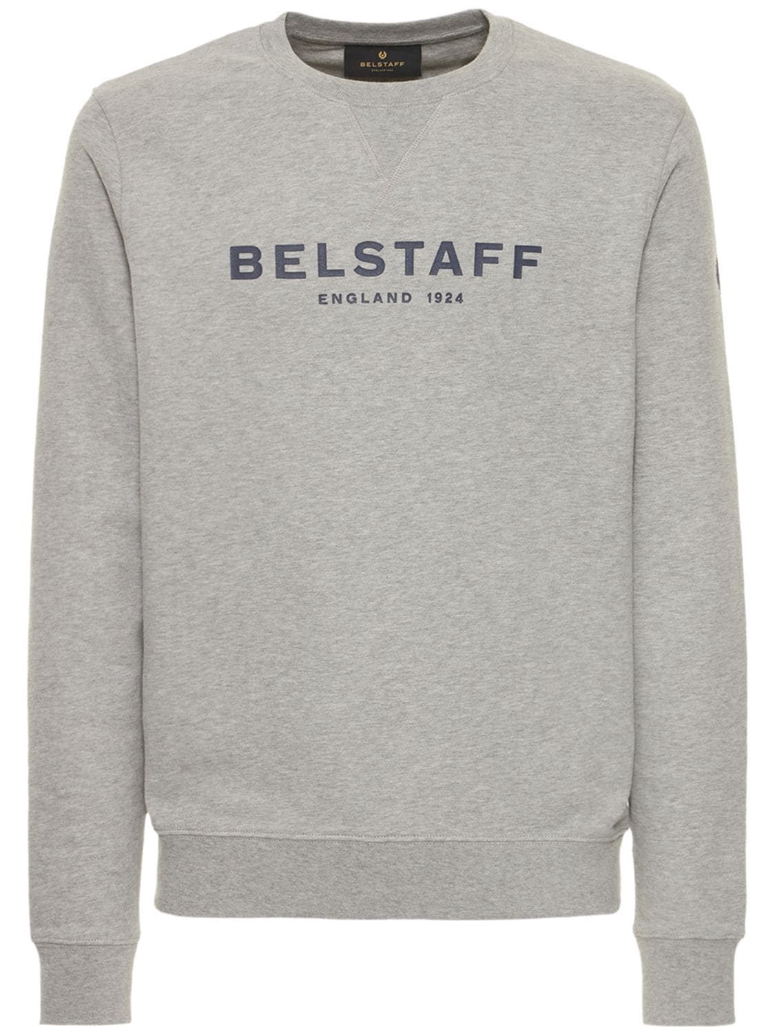 Logo Printed Cotton Sweatshirt - BELSTAFF - Modalova