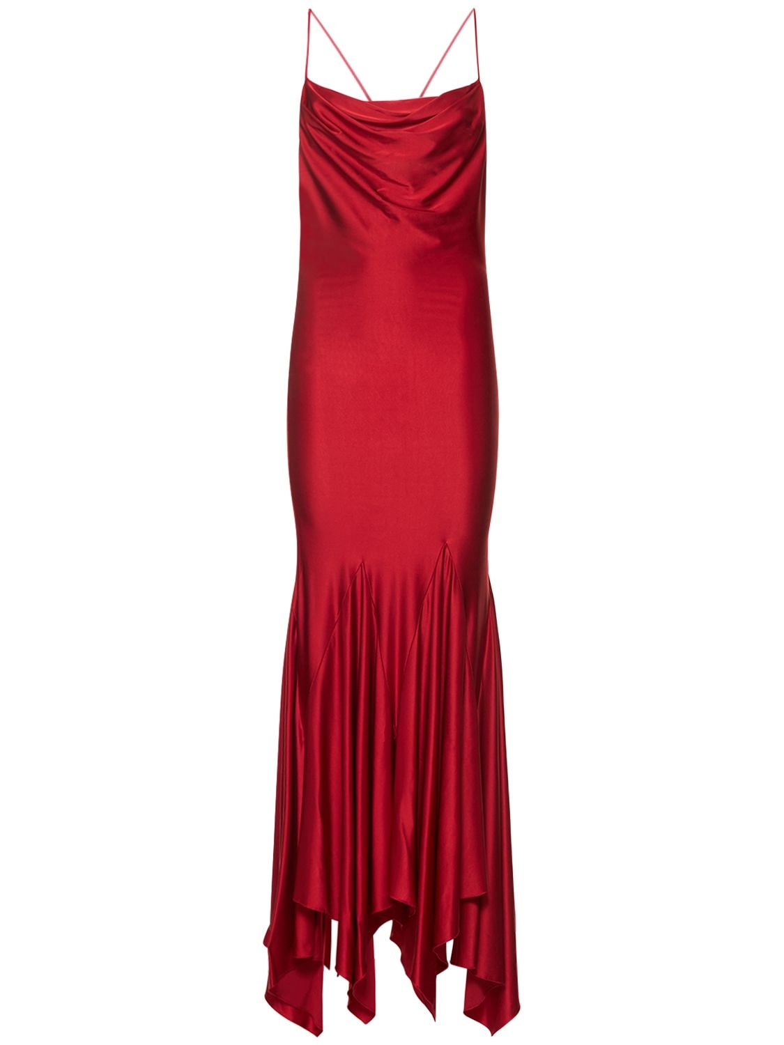 Draped Jersey Long Dress - ALEXANDRE VAUTHIER - Modalova
