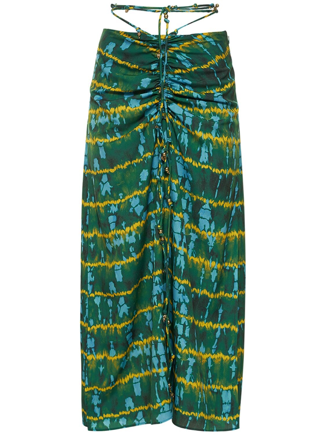 Safia Shibori Printed Midi Skirt - ALTUZARRA - Modalova