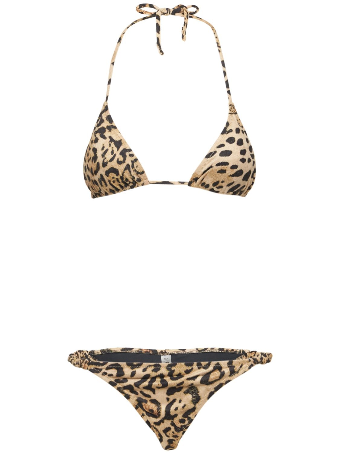 Bedruckter Triangel-bikini „scrunchie“ - REINA OLGA - Modalova