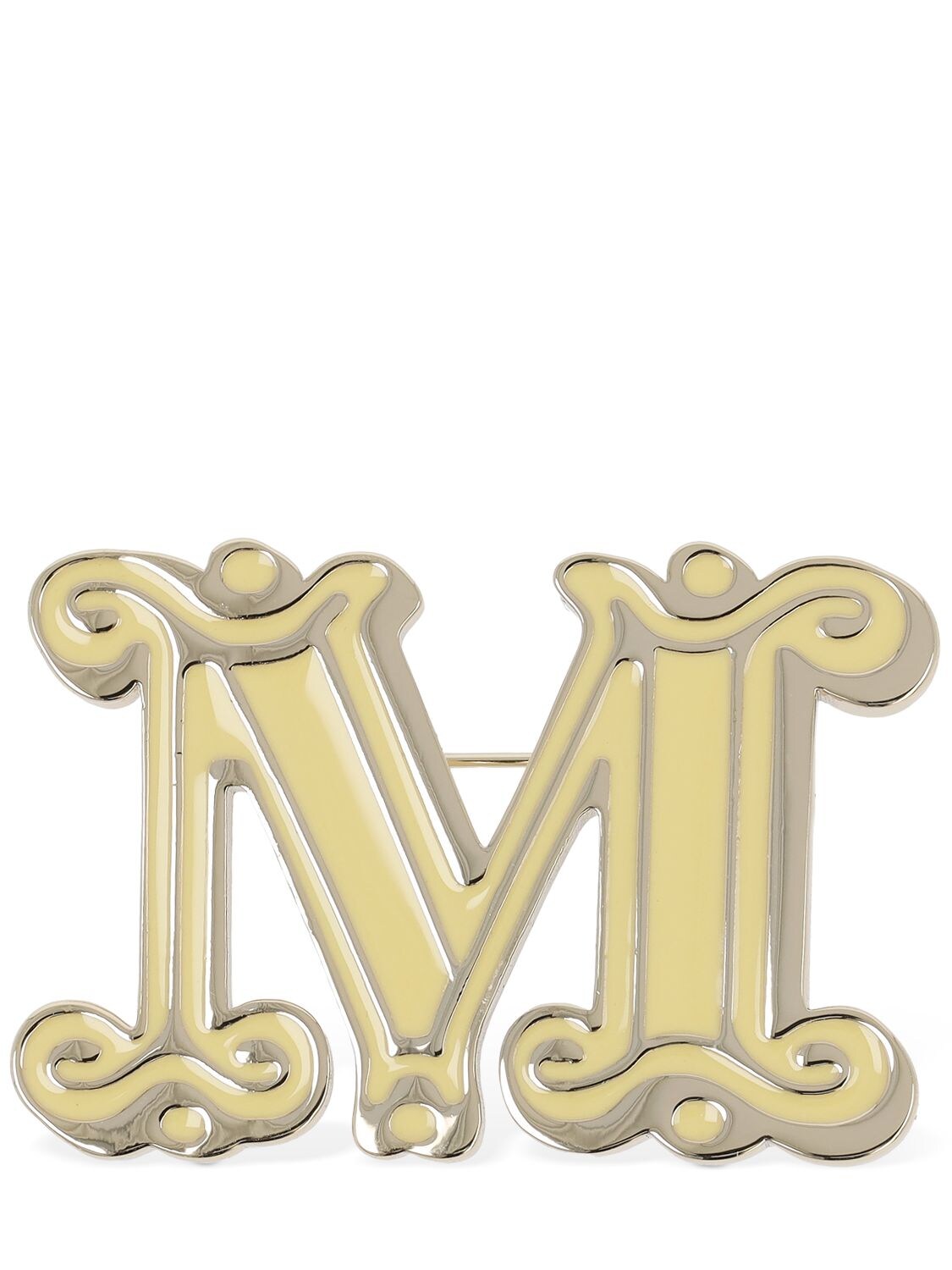 Monogram Enamel Brooch - MAX MARA - Modalova