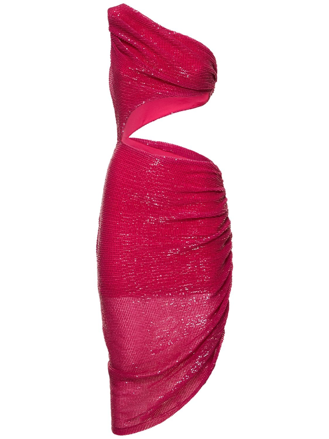 Cutout One Shoulder Sequin Dress - PRABAL GURUNG - Modalova
