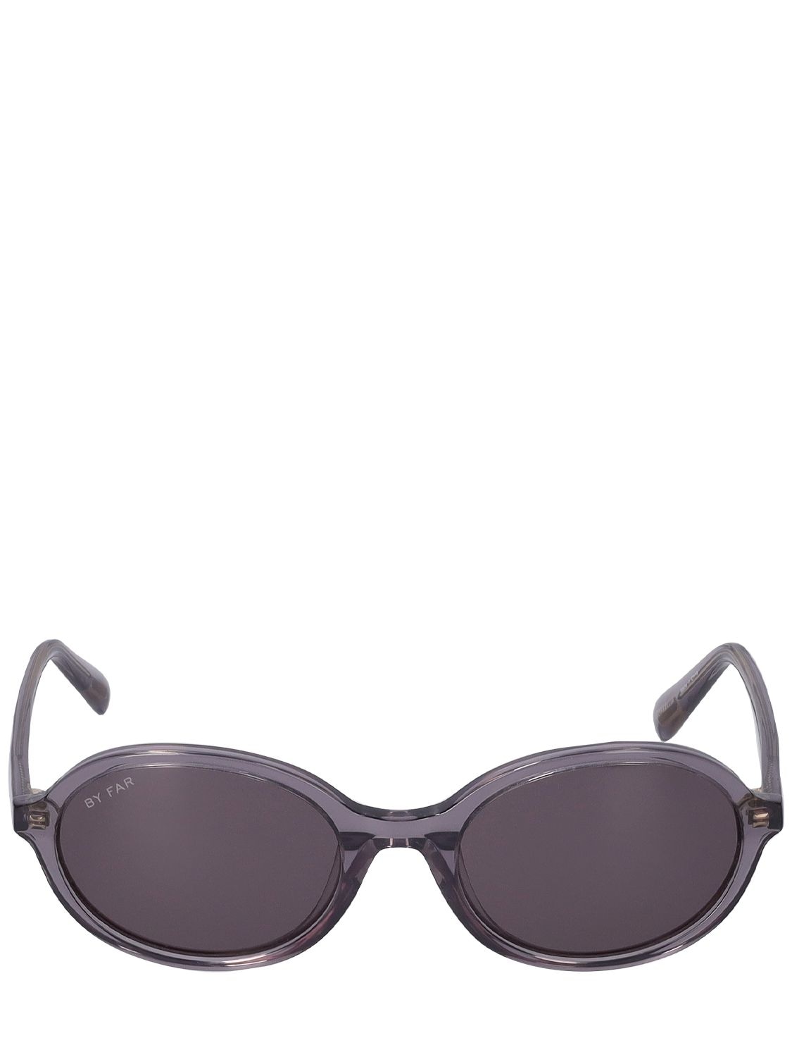Velvet Round Acetate Sunglasses - BY FAR - Modalova