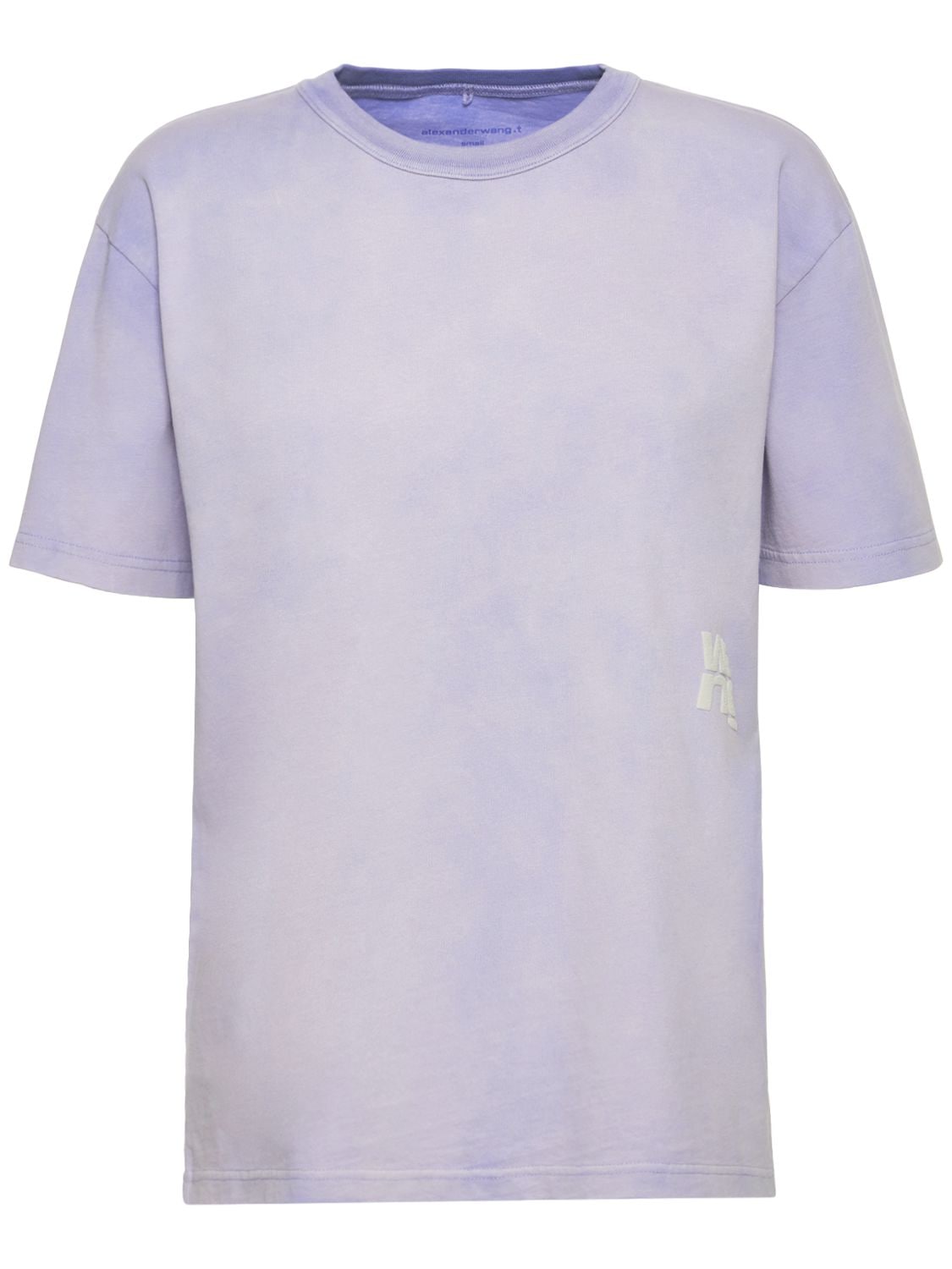 Essential Short Sleeve Cotton T-shirt - ALEXANDER WANG - Modalova