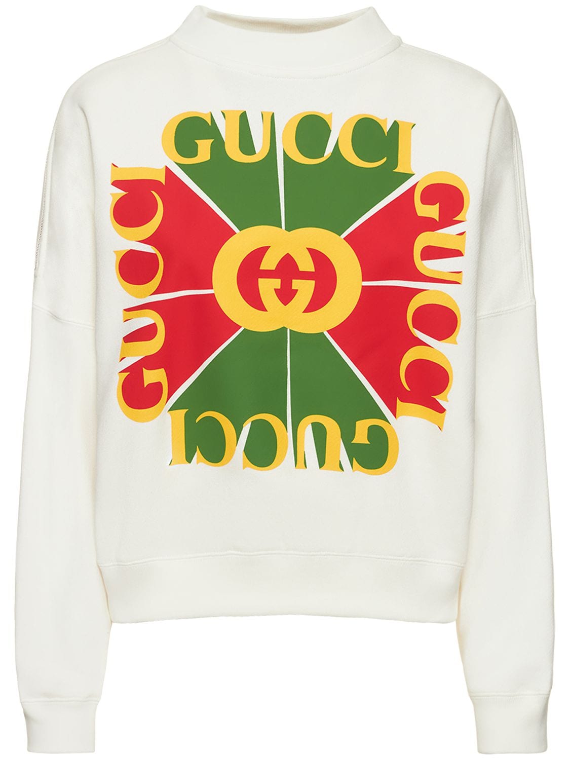Cosmogonie Printed Cotton Sweatshirt - GUCCI - Modalova